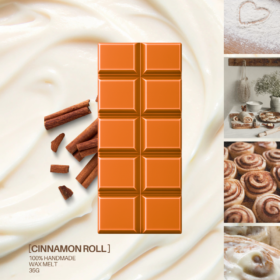Cinnamon Roll – Wax Melt Snap Bar