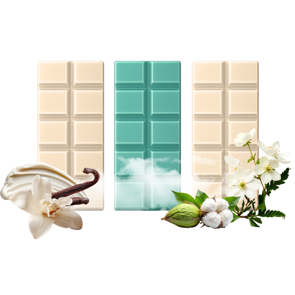 Dreamy Clouds Wax Melt Set – Linen Πούδρα Βανίλια