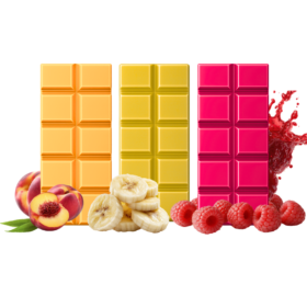 Sweet & Fruity Wax Melt Set – Μπανάνα Ροδάκινο Raspberry