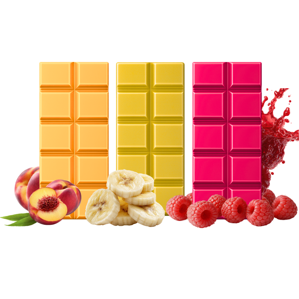 Sweet & Fruity Wax Melt Set – Μπανάνα Ροδάκινο Raspberry