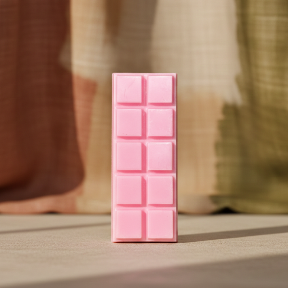 Cotton Lily – Wax Melt Snap Bar 4 Wax Melt Snap Bar CandleJuice Pink Edited